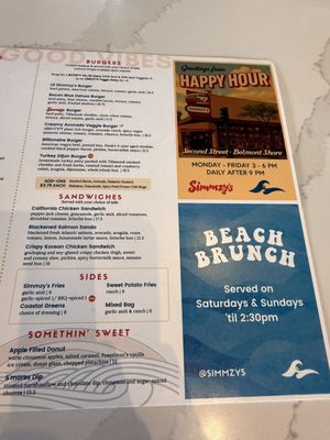 Menu photo 1 Simmzy's Long Beach, CA