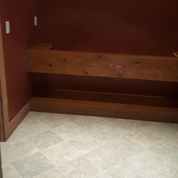 Advanced Drywall & Remodeling - Custom cabinets for bathroom sink