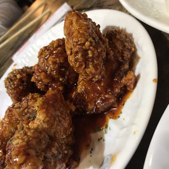 Choong Man Chicken - Spicy garlic wings - Korean Near Me - Duluth, Georgia