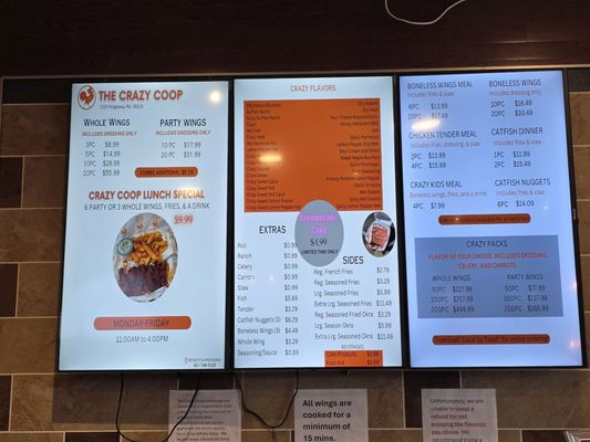 Menu photo 1 The Crazy Coop Ridgeway Memphis, TN