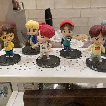 Tada Coffee & Dessert - BTS figurines! - Desserts Near Me - Suwanee, Georgia