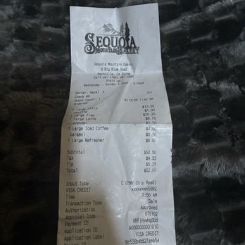 Sequoia Mountain Bakery - Proof of purchase - Bakeries Near Me - Kernville, California Sequoia Mountain Bakery - Proof of purchase - Bakeries Near Me - Kernville, California