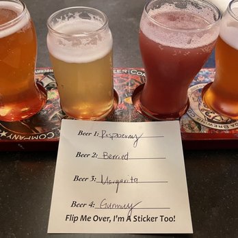 Rotunda Brew Pub - Sour beer flight - New American Near Me - Hershey, Pennsylvania