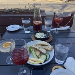 feta dip and sangria feta dip and sangria