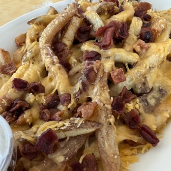 Chapps Burgers - "The Works" fries: cheese, bacon, grilled jalapeños and ranch - Burgers Near Me - Keller, Texas Chapps Burgers - "The Works" fries: cheese, bacon, grilled jalapeños and ranch - Burgers Near Me - Keller, Texas