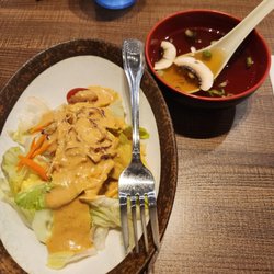 Koto Hibachi and Sushi - Salad and soup