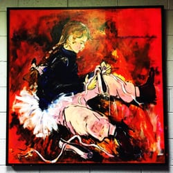 Dance Gallery - Marylee's mother is the artist of all the art work at the studio