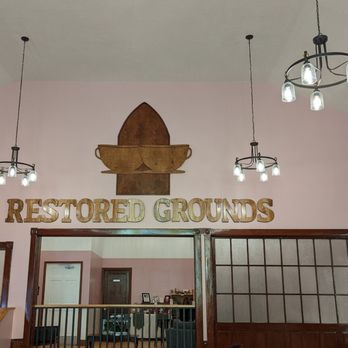 Restored Grounds - the entrance to the restaurant - Cafes Near Me - Martinsburg, Pennsylvania