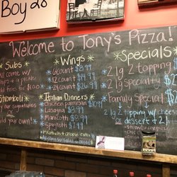 Tony's Pizza & Subs - What they offer and the special deals!