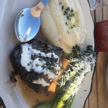 June's - short rib, broccolini, potato and sun choke mash. - Cocktail Bars Near Me - Eastvale, California June's - short rib, broccolini, potato and sun choke mash. - Cocktail Bars Near Me - Eastvale, California