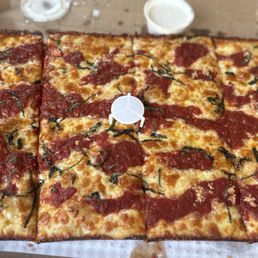 Grandmas Pie w garlic and basil Grandmas Pie w garlic and basil