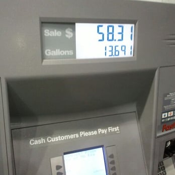 Chevron - a close up of a cash machine - Gas Stations Near Me - Glendale, California