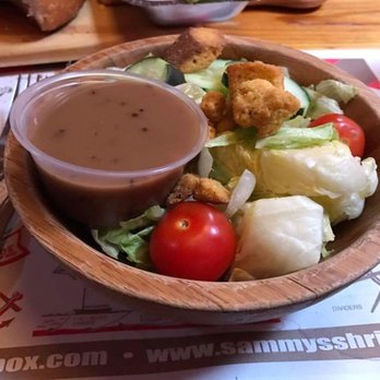 Sammys Fish Box - Salad very very dull. - Seafood Near Me - Bronx, New York Sammys Fish Box - Salad very very dull. - Seafood Near Me - Bronx, New York