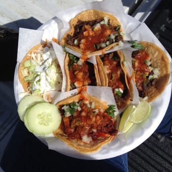 Vaqueras - Asada, pastor and chicken tinga tacos. - Mexican Near Me - Santa Maria, California