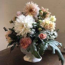 Everything Botanical - Large dahlia arrangement designed by Everything Botanical