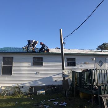 Butler Roofing - Metal across the back of mobile home - Roofing Near Me Butler Roofing - Metal across the back of mobile home - Roofing Near Me