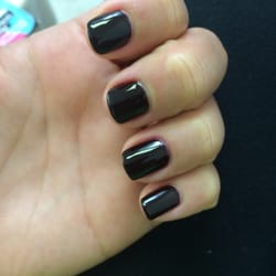 Santa Barbara Nails - Basic manicure by the female owner.
