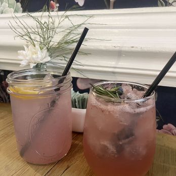 Roots Cafe - Lavender lemonade and Blueberry Rosemary Spritz - Breakfast & Brunch Near Me - West Chester, Pennsylvania