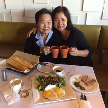 Coffee Factory - Mother and daughter enjoying breakfast - Coffee & Tea Near Me - Westminster, California