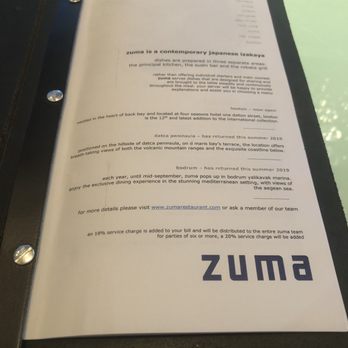 Zuma - The drinks menu. - Japanese Near Me - Miami, Florida Zuma - The drinks menu. - Japanese Near Me - Miami, Florida
