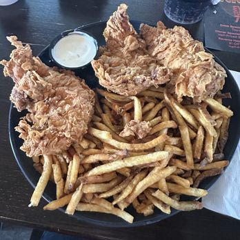 The Sandbox - Chicken strips with fries! - American Near Me - Derby, Kansas