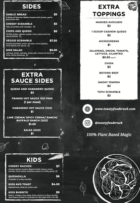 Menu photo 5 Toasty Bend, OR