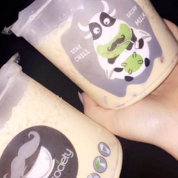 Teasociety - Two of #4 House Special Iced Milk: milk tea, boba, flan - Coffee & Tea Near Me - San Jose, California Teasociety - Two of #4 House Special Iced Milk: milk tea, boba, flan - Coffee & Tea Near Me - San Jose, California