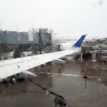 United Airlines - Delayed by two hours due to de-icing. Twenty planes were ahead of ours. - Airlines Near Me - Chicago, Illinois United Airlines - Delayed by two hours due to de-icing. Twenty planes were ahead of ours. - Airlines Near Me - Chicago, Illinois