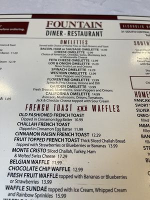 Menu photo 3 Fountain Diner Hartsdale, NY Menu photo 3 Fountain Diner Hartsdale, NY