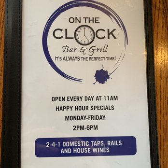 On The Clock Bar & Grill - Menu - American Near Me - Milwaukee, Wisconsin