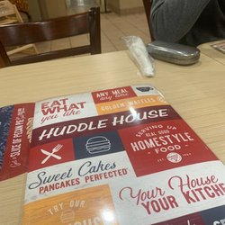 Huddle House - Bout to enjoy a thanksgiving eve breakfast with my wife