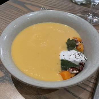 Trestle - Butternut squash soup - New American Near Me - San Francisco, California Trestle - Butternut squash soup - New American Near Me - San Francisco, California