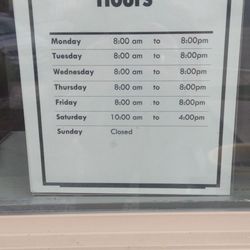Here is a picture to go along with the comment with the hours these are the correct hours