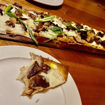 Seasons 52 - Cheese and Mushroom Flatbread - New American Near Me - Raleigh, North Carolina Seasons 52 - Cheese and Mushroom Flatbread - New American Near Me - Raleigh, North Carolina
