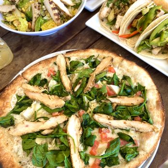 HS Green - Greek Feta with Grilled Chicken, Thai Grilled Shrimp Salad Please follow @riyas.ravishing.eats on Instagram - Salad Near Me - Houston, Texas