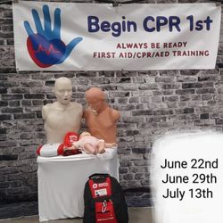 Begin CPR 1st