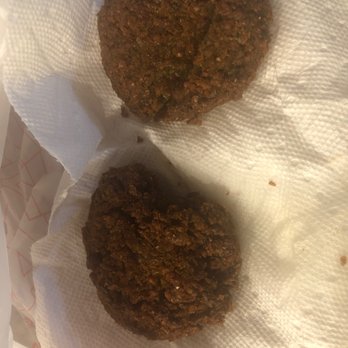 Tribes Coffee House - Dry and crumbly overcooked Falafel.  Ugh - Sandwiches Near Me - Santa Fe, New Mexico