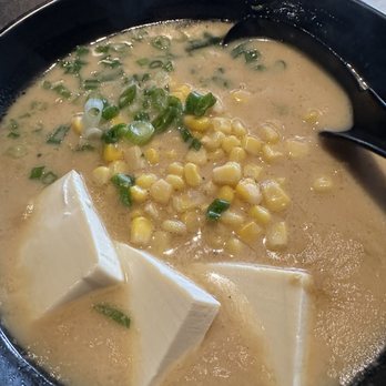Momiji - Plain Ramen with toppings (corn, tofu, and scallions) - Ramen Near Me - Colma, California Momiji - Plain Ramen with toppings (corn, tofu, and scallions) - Ramen Near Me - Colma, California