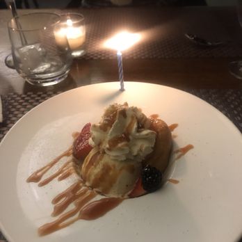 AnQi Bistro - Vietnamese Banana Fritters - birthday edition - Asian Fusion Near Me - Costa Mesa, California