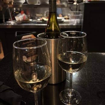 Hooked Seafood Restaurant - Wine by the kitchen - Seafood Near Me - Manchester, New Hampshire