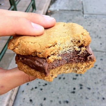 BKLYN Larder - Peanut Butter & Chocolate Ice Cream Sandwich ($4.75) - Cheese Shops Near Me - Brooklyn, New York BKLYN Larder - Peanut Butter & Chocolate Ice Cream Sandwich ($4.75) - Cheese Shops Near Me - Brooklyn, New York