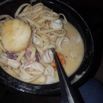 Christopher's Bistro - Seafood soup... not seafood pasta with scampi sauce, for sure. - New American Near Me - Chester, New York Christopher's Bistro - Seafood soup... not seafood pasta with scampi sauce, for sure. - New American Near Me - Chester, New York