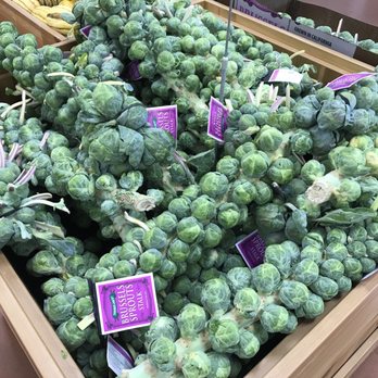 Trader Joe's - Brussels sprouts on stalks. Not something you see at your usual grocery. - Grocery Near Me - Indianapolis, Indiana