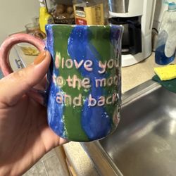Art by You at Weirdgirl Creations Pottery Studio - Painted mug