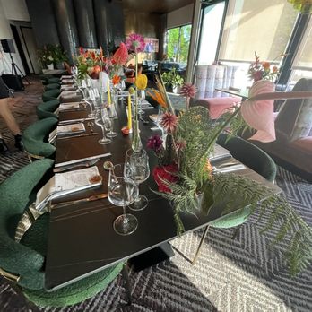 The Charlotte American Bistro - Table setting for the dinner event - Bars Near Me - Dallas, Texas The Charlotte American Bistro - Table setting for the dinner event - Bars Near Me - Dallas, Texas