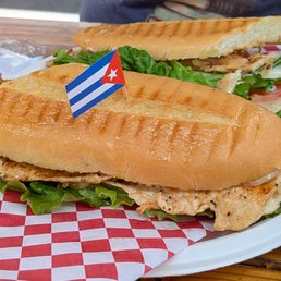 Cuban chicken sandwich.