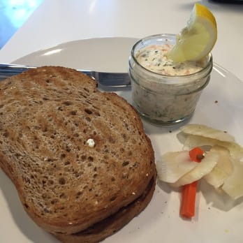 3 Cups - Smoked salmon and buttered toast with house pickled veggies - Coffee & Tea Near Me - Holladay, Utah