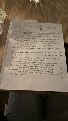 Menu photo 8 Camino Alto San Francisco, CA Menu photo 8 Camino Alto San Francisco, CA