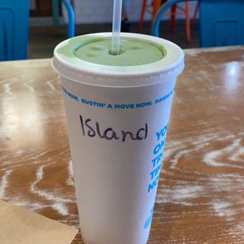 Tropical Smoothie Cafe - Island Green Smoothie - Juice Bars & Smoothies Near Me - Evans, Georgia