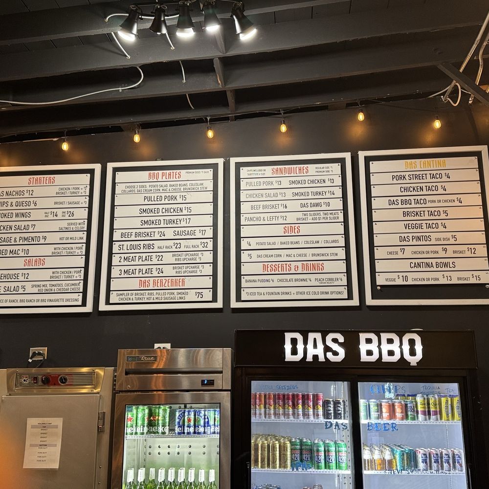 DAS BBQ - Menu - Barbeque Near Me - Atlanta, Georgia